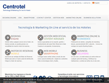 Tablet Screenshot of centrotel.es